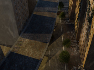 Abandoned street 3Dモデル