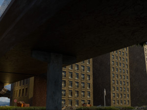 Abandoned street 3Dモデル