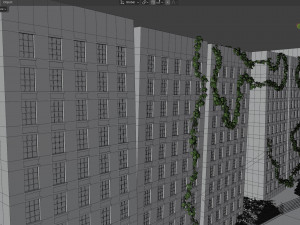 Abandoned street 3Dモデル