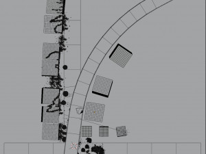 Abandoned street 3Dモデル