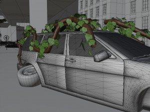 Abandoned street 3Dモデル