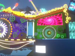 मंच दिखाओ 3D मॉडल