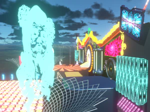 मंच दिखाओ 3D मॉडल