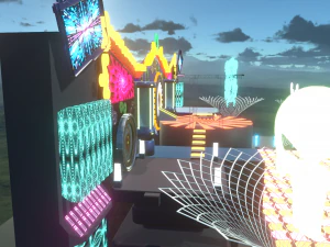 मंच दिखाओ 3D मॉडल