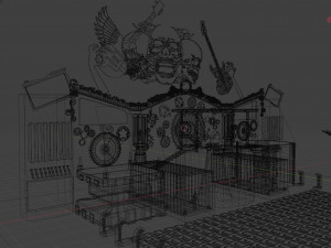 Show stage Model 3D