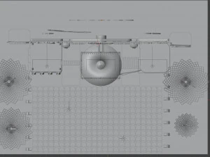 मंच दिखाओ 3D मॉडल