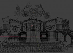 Show stage Model 3D