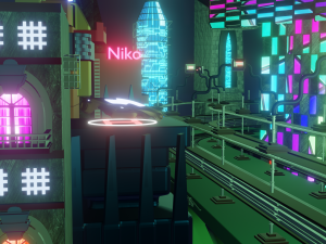 Cyberpunk city 3D Модель
