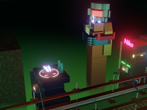 Cyberpunk city 3D Модель
