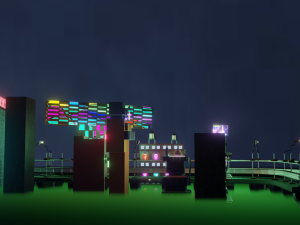 Cyberpunk city 3D Модель