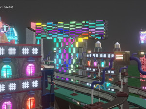 Cyberpunk city 3D Модель