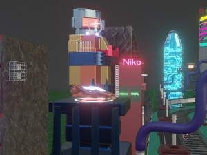 Cyberpunk city 3D Модель
