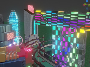 Cyberpunk city 3D Модель