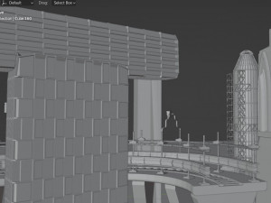 Cyberpunk city 3D Модель