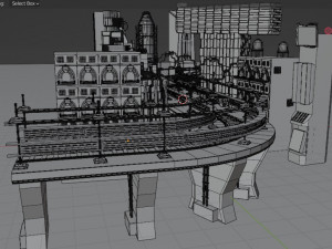 Cyberpunk city 3D Модель