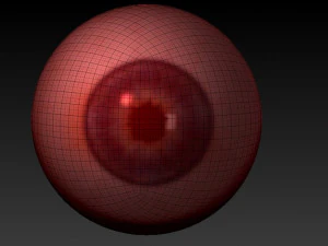realistisches Auge 3D Modell