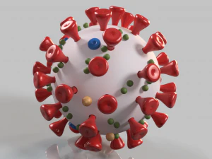 Mod&egrave;le d'impression 3D de Covid-19 Modèles 3D en vedette