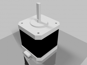 simple model of nema 17 stepper motor 3D Model