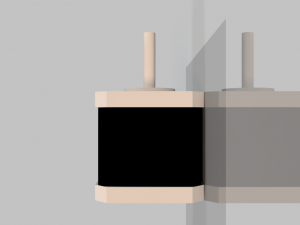 simple model of nema 17 stepper motor 3D Модель