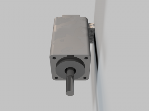 simple model of nema 8 stepper motor Modello 3D