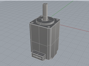 simple model of nema 8 stepper motor Modello 3D