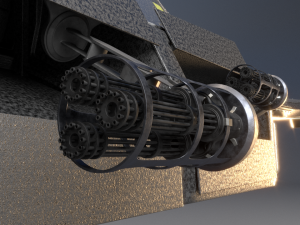 black scorpion warship Model 3D