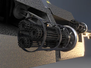black scorpion warship 3D Model