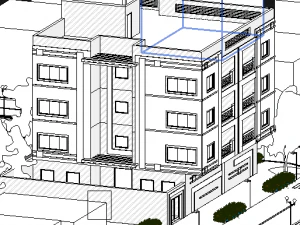 apartment building 3D Model