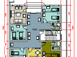 apartment building 3D Model