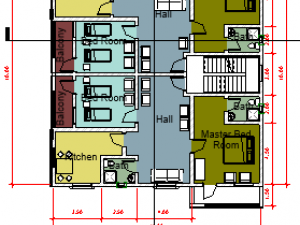 apartment building 3D Model