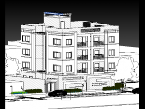 apartment building 3D Model