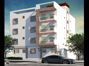 apartment building 3D Model