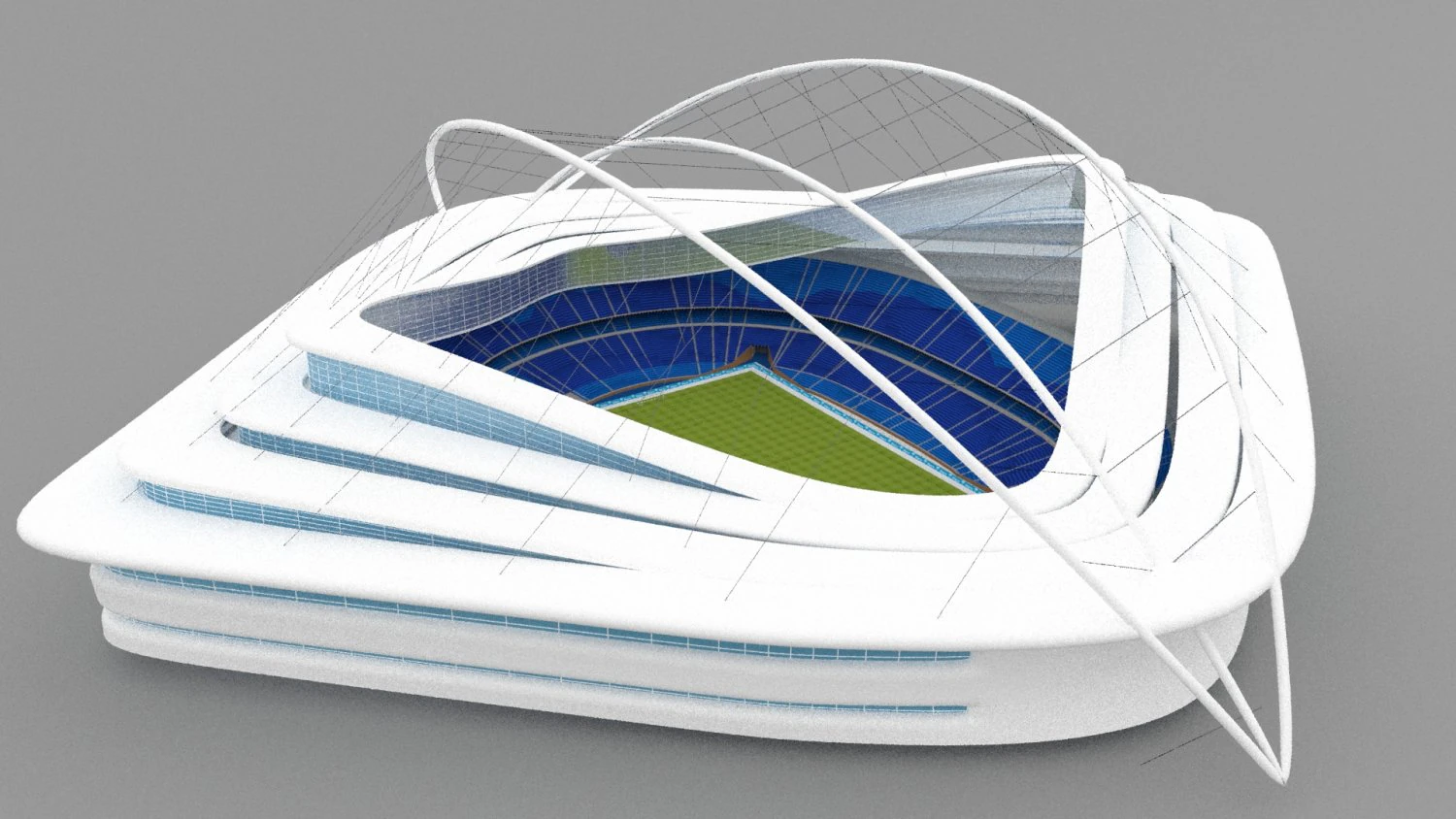 peels stadium 3D Model .c4d .max .obj .3ds .fbx .stl .blend