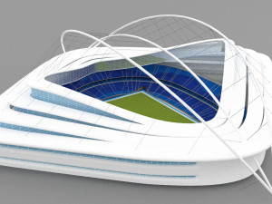 peels stadium 3D 模型