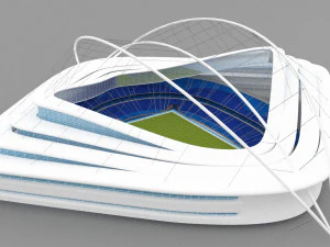 стадіон Пілз 3D Модель