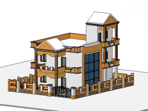 old style mansion 3D Model