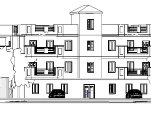 modelo de edificio residencial Modelo 3D