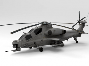 apache attack helicopter wz-10 3Dモデル