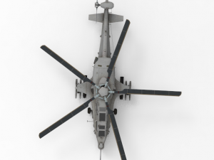 apache attack helicopter wz-10 3D 모델