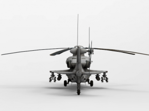 apache attack helicopter wz-10 3D 모델