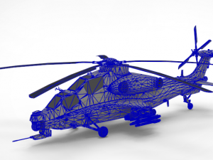 apache attack helicopter wz-10 3D 모델