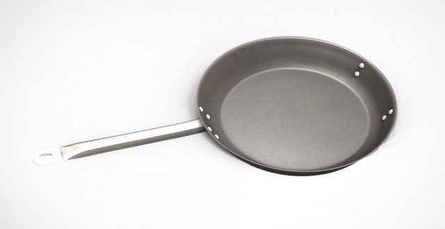 high poly frying pan 3D Model .c4d .max .obj .3ds .fbx .stl .blend 
