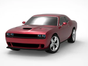 dodge challenger srt 3D Model