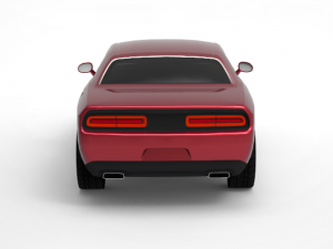 dodge challenger srt Modello 3D