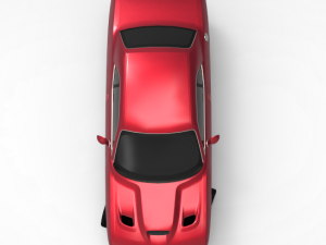 dodge challenger srt Modello 3D