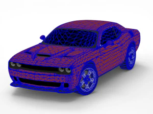 dodge challenger srt 3D Model