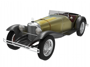mercedes benz ssk 3D Model