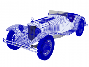mercedes benz ssk Modèle 3D