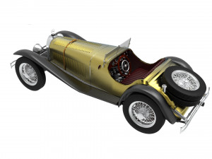 mercedes benz ssk Modèle 3D