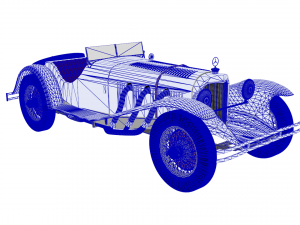 mercedes benz ssk Modèle 3D